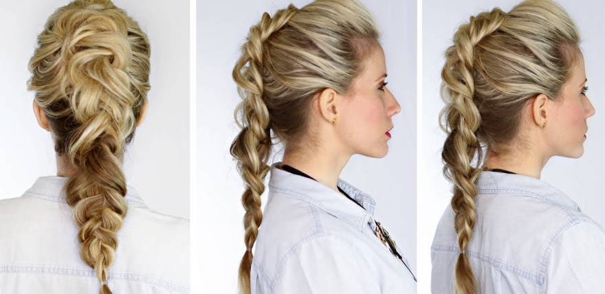 Easy faux hawk tutorial - Harmonize_Beauty - YouTube