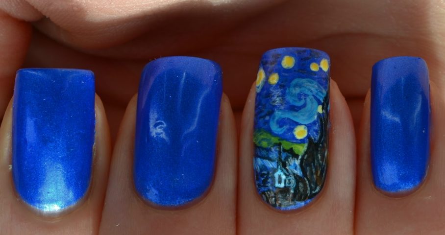 Nail Art Inspired by Famous Paintings, From Van Gogh to Monet