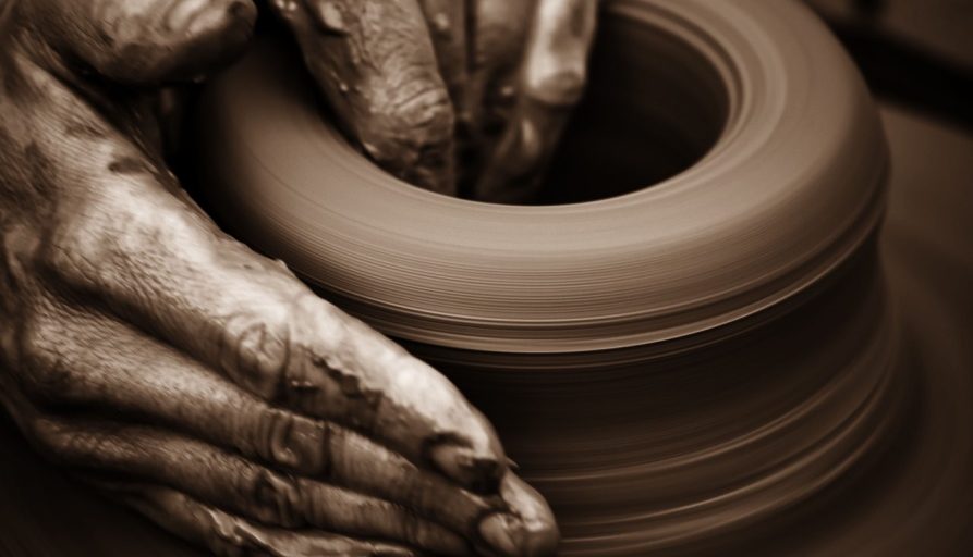 make pottery